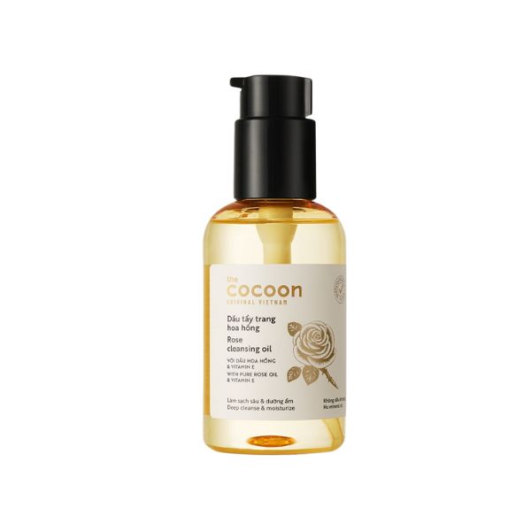 Dầu Tẩy Trang Cocoon Rose Cleansing Oil Chiết Xuất Hoa Hồng 140ml