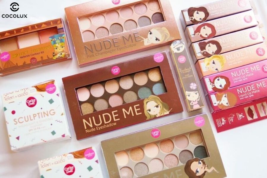 Cathy Doll nổi tiếng với các sản phẩm trang điểm bắt mắt, chất lượng