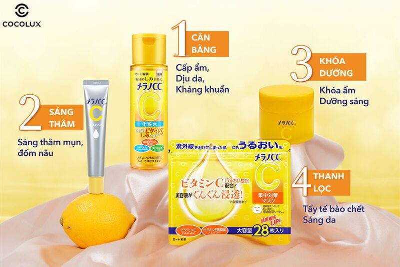 Một số sản phẩm đến từ thương hiệu Melano CC