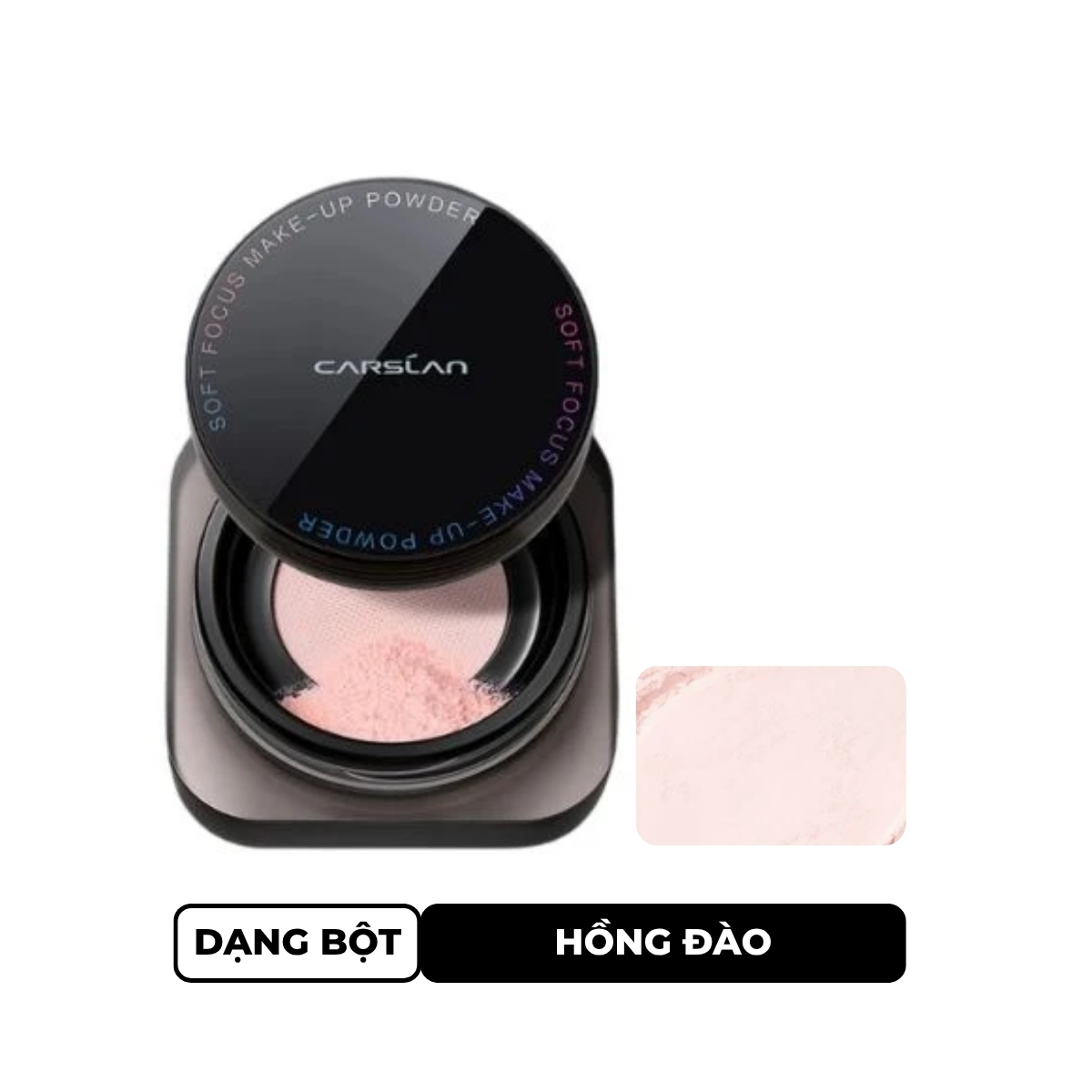 Phấn Phủ Carslan Soft Focus Make-Up Powder Dạng Bột 01 Hồng