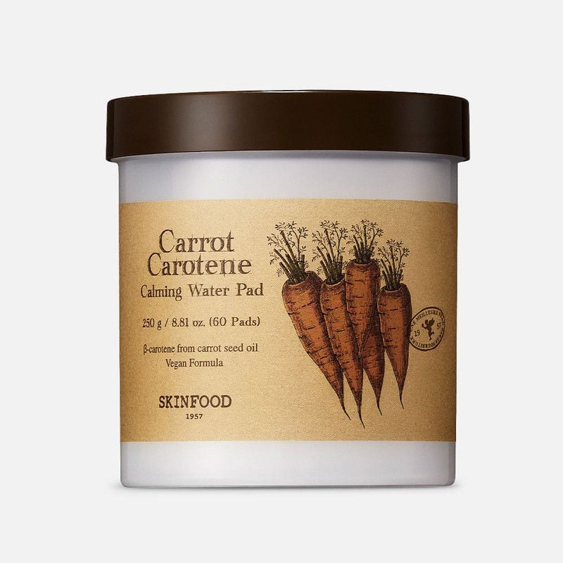 Nước Hoa Hồng Skinfood Dạng Miếng Carrot Carotene Calming Water Pad