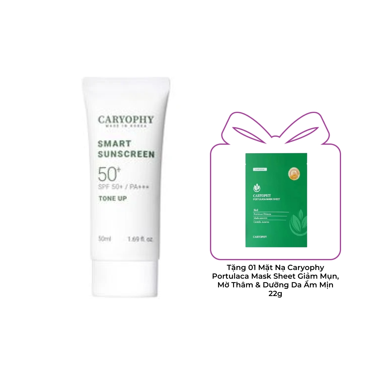 Kem Chống Nắng Caryophy Smart Tone Up Ngừa Mụn 50ml