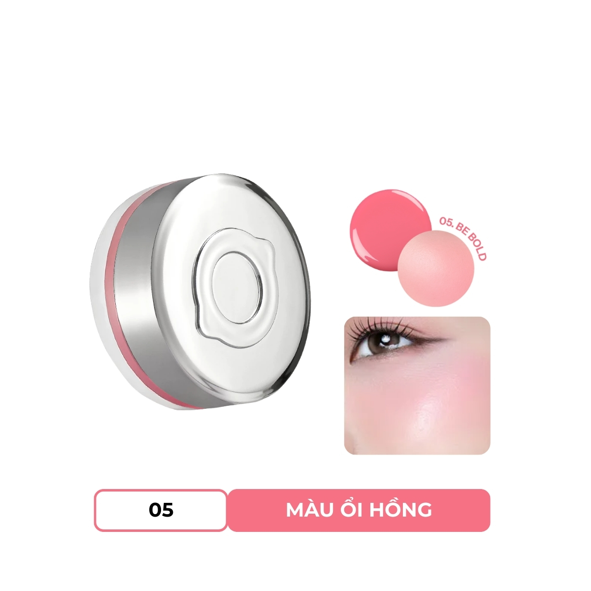 Phấn má Lemonade Mirror Mirror Blush Cushion - 05. Be Bold