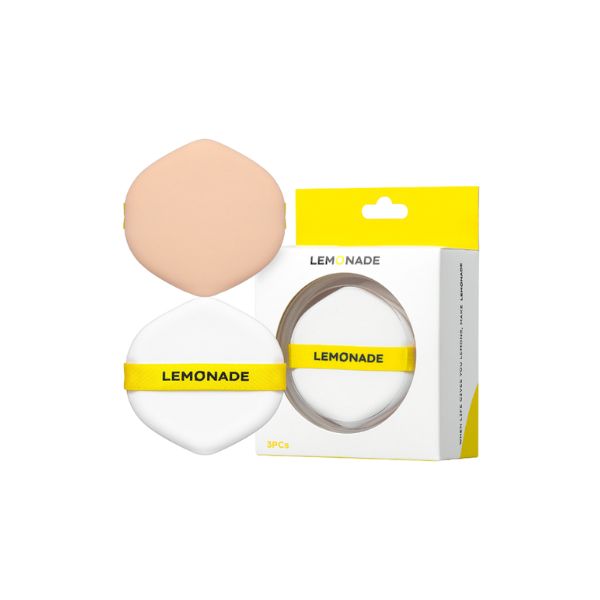 Bộ 3 Bông Phấn Lemonade Cushion Puff Set Tán Nền - 3pcs