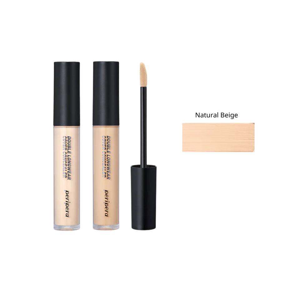 Che Khuyết Điểm Peripera Double Longwear Cover Concealer # 02 Natural Beige