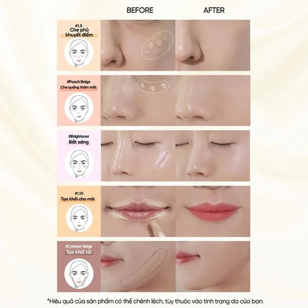 Che Khuyết Điểm The Saem Cover Perfection Tip Concealer SPF28/PA++ #1 6.5g