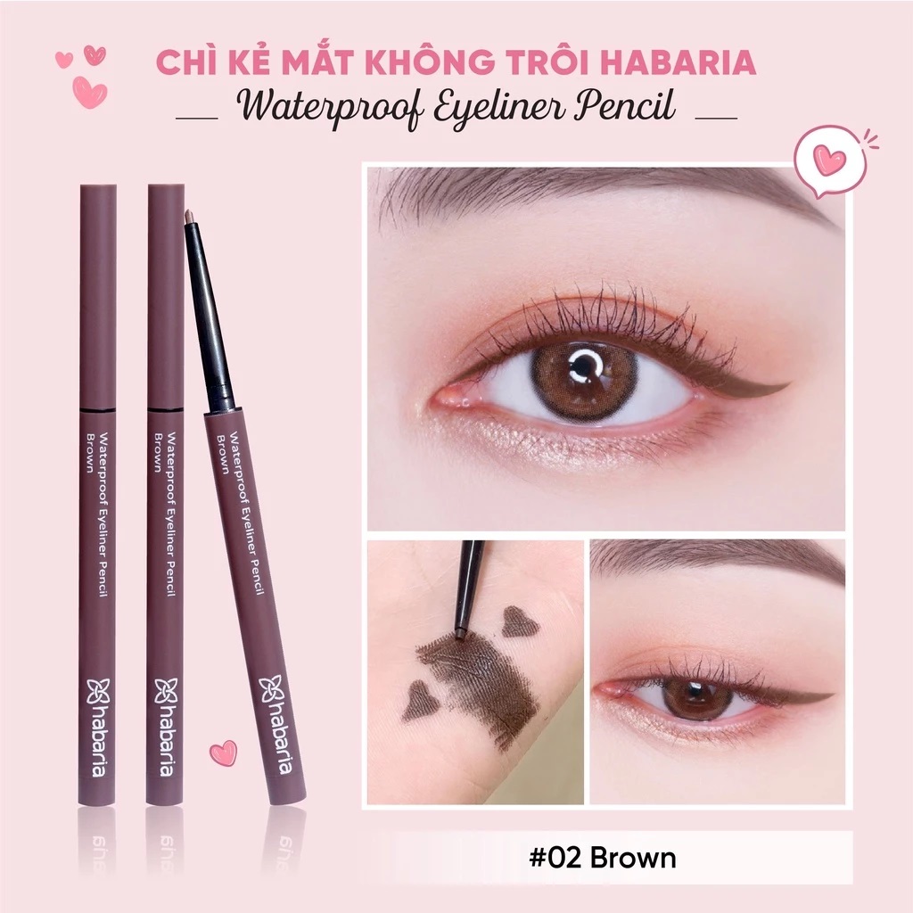 Chì Kẻ Mắt Habaria (Màu 01 02 03 04)