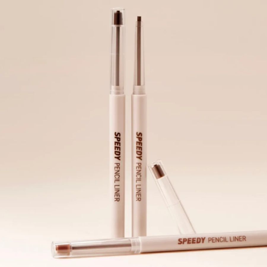 Chì Kẻ Mắt Peripera Speedy Pencil Liner - 002 Neutral Brown