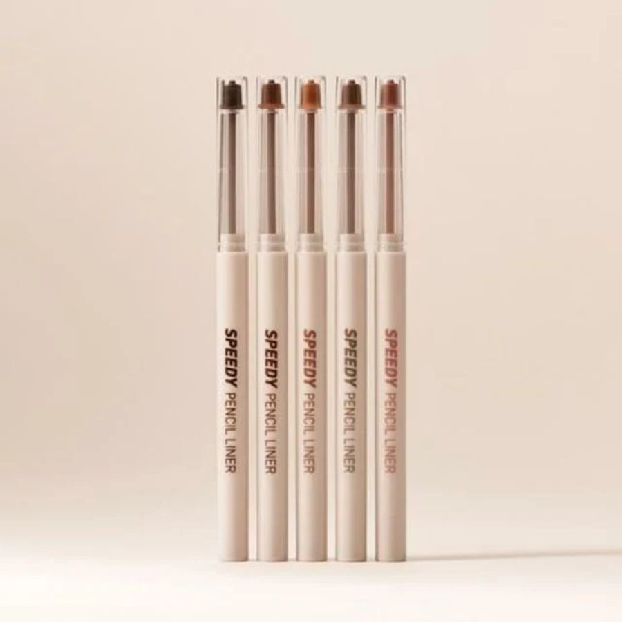 Chì Kẻ Mắt Peripera Speedy Pencil Liner - 002 Neutral Brown