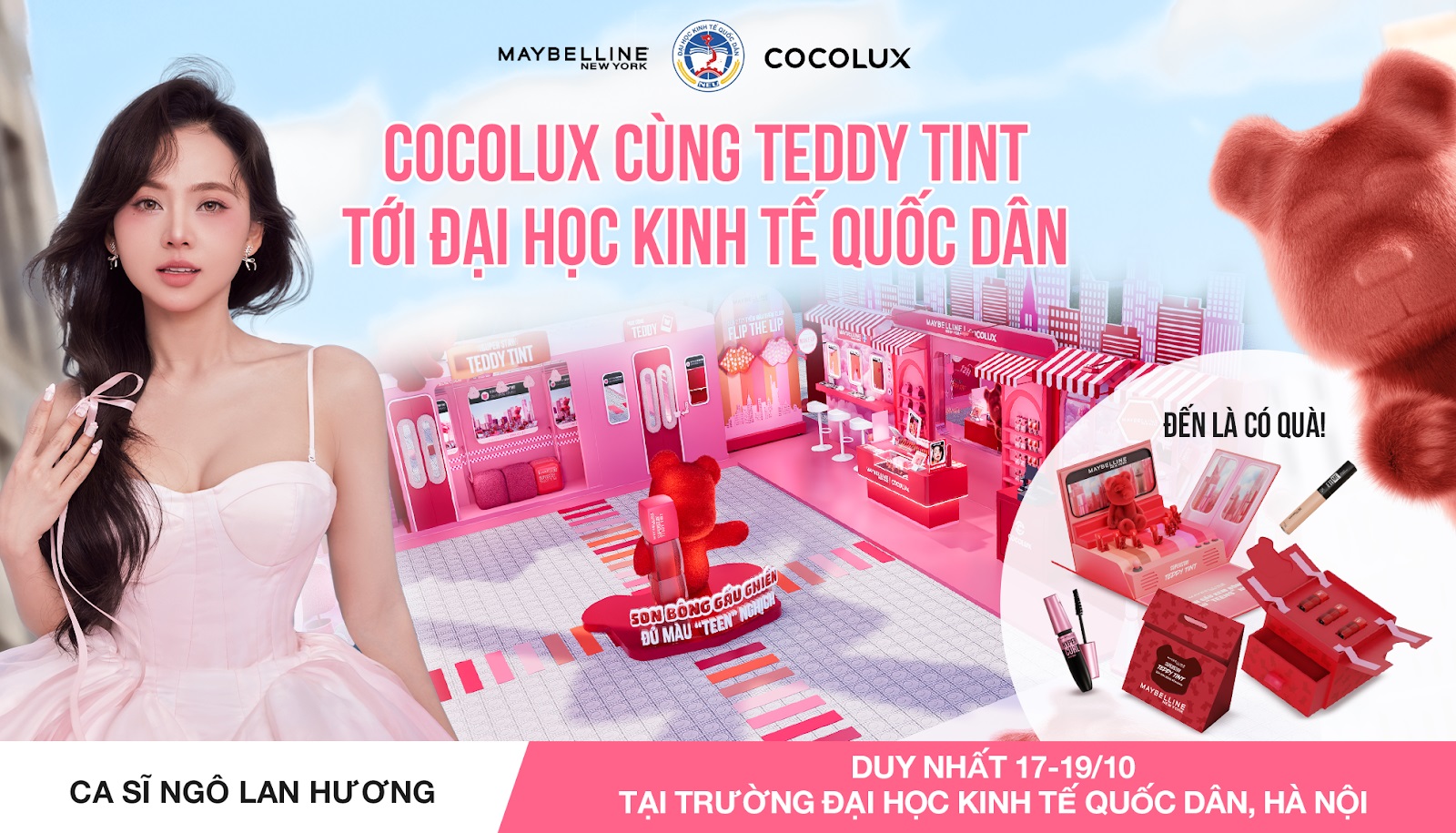 BÙNG NỔ SỰ KIỆN GẶP TEDDY CÙNG COCOLUX TẠI TRƯỜNG ĐẠI HỌC KINH TẾ QUỐC DÂN