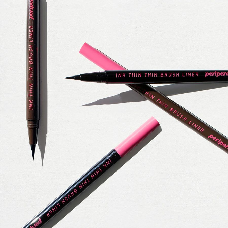 Dạ Kẻ Mắt Peripera Ink Thin Thin Brush Liner - 02 Brown Film