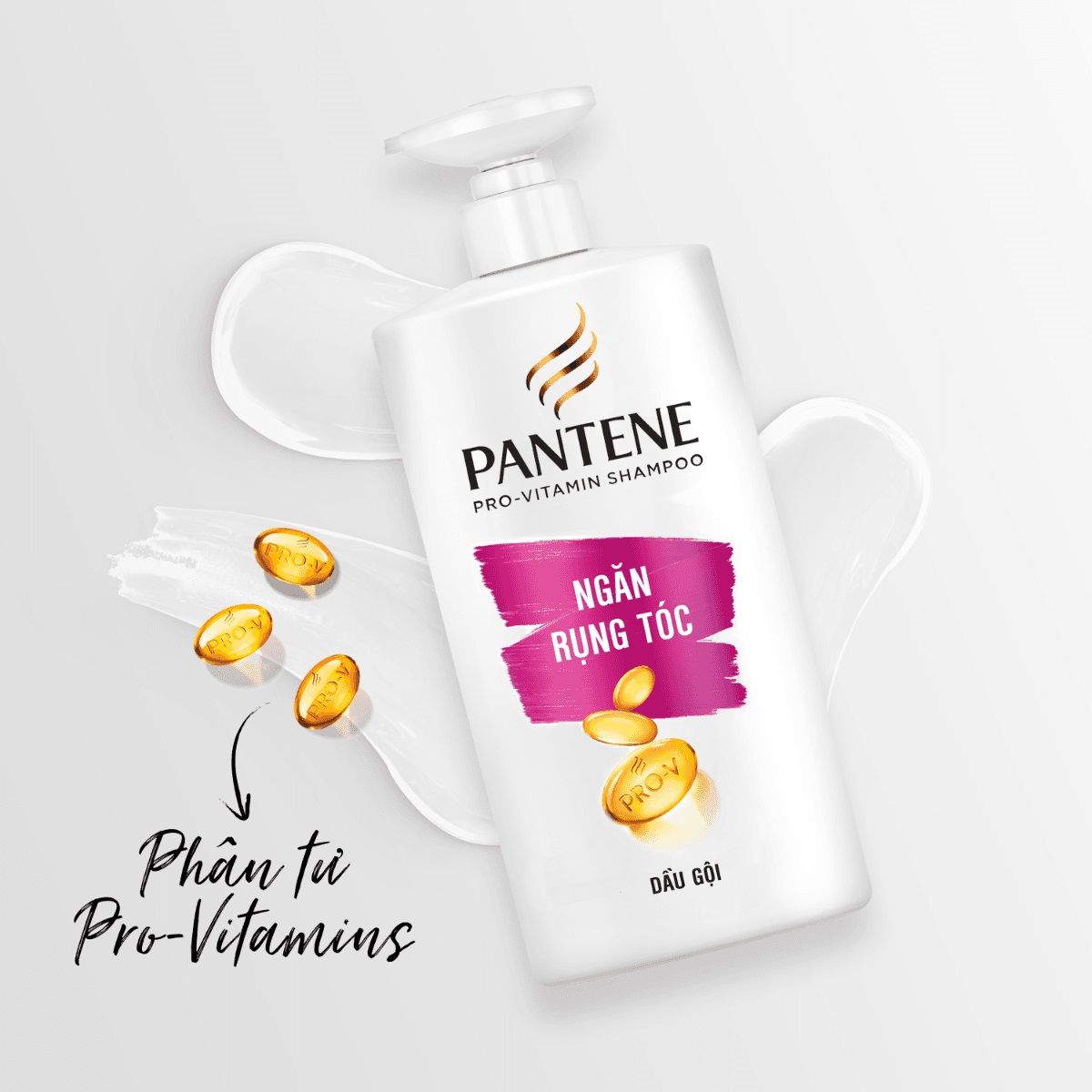 Dầu Gội Pantene 10X Ngăn Rụng Tóc Giảm Gãy Rụng Hồng 650ml