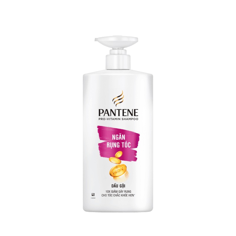 Dầu Gội Pantene 10X Ngăn Rụng Tóc Giảm Gãy Rụng Hồng 650ml