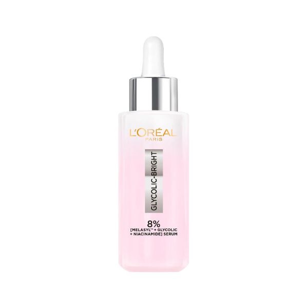Serum L'Oréal Paris Glycolic Melasyl 8% [Melasyl+Glycolic+Niacinamide] Dưỡng Sáng Và Mờ Thâm Nám 30ml