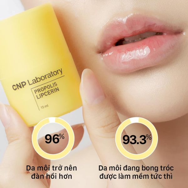 Dưỡng Môi CNP Laboratory Propolis Lipcerin 15ml