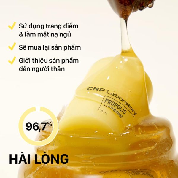 Dưỡng Môi CNP Laboratory Propolis Lipcerin 15ml