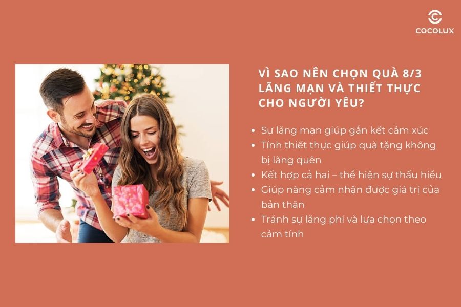 Chọn quà 8/3 thiết thực, lãng mạn và ý nghĩa sẽ giúp bạn ghi điểm trong mắt bạn gái