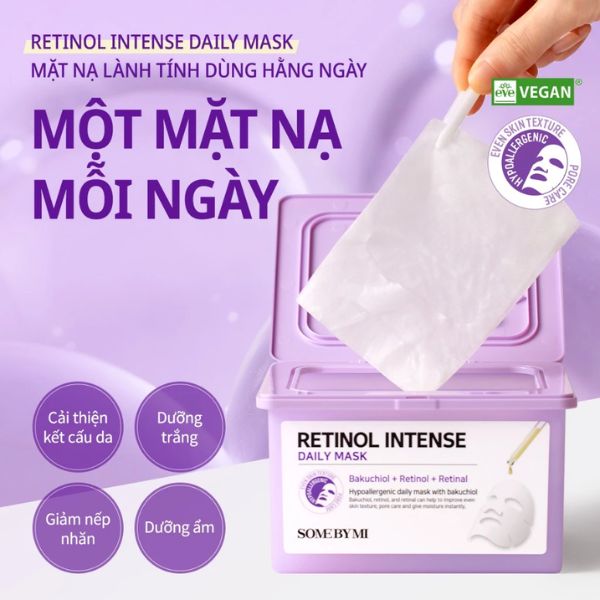 Hộp Mặt Nạ Some By Mi Retinol Intense Daily Mask 350ml