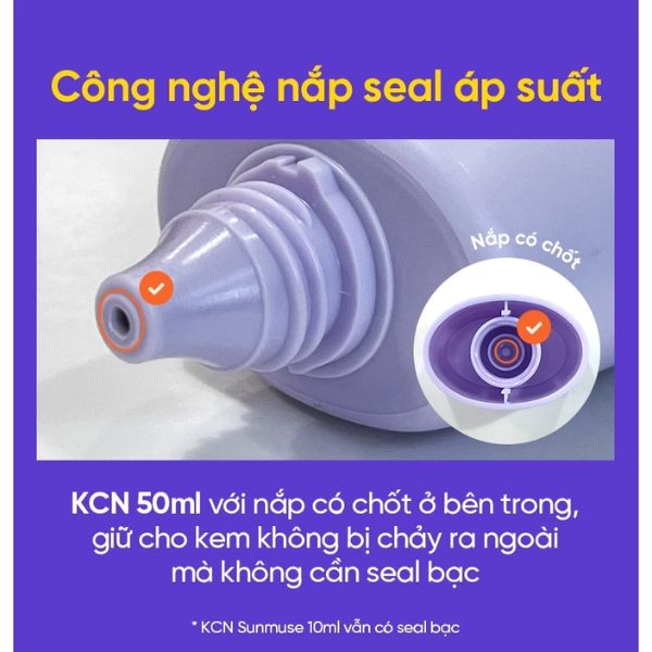 Kem Chống Nắng Beplain Sunmuse Tone Up & Correcting Sunscreen SPF50+ PA++++ 50ml (Tím)