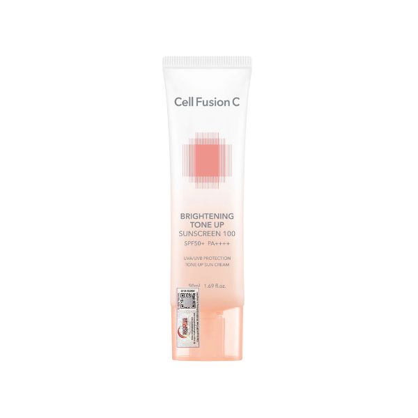 Kem Chống Nắng Cell Fusion C Brightening Tone Up Sunscreen 100 SPF50+ PA++++Nâng Tông Da Tuýp 50ml