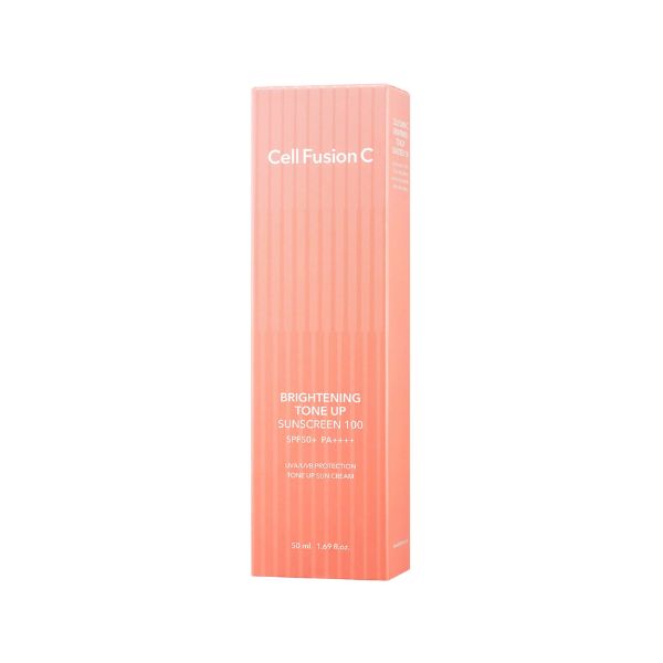 Kem Chống Nắng Cell Fusion C Brightening Tone Up Sunscreen 100 SPF50+ PA++++Nâng Tông Da Tuýp 50ml