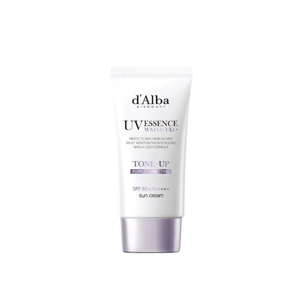 Kem Chống Nắng D’alba UV Essence Waterfull Tone Up Purple Correcting SPF50+ PA++++ 50ml (Tím)