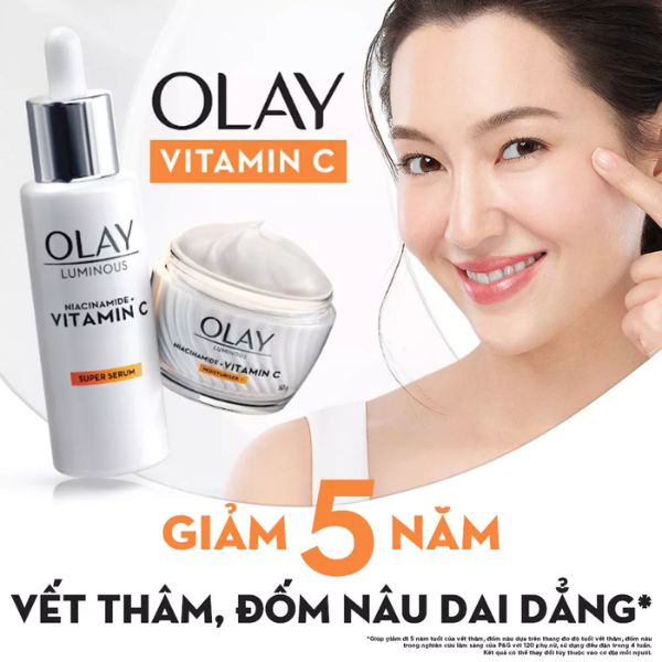 Kem Dưỡng Ẩm Trắng Da Olay Niacinamide & Vitamin C 50g