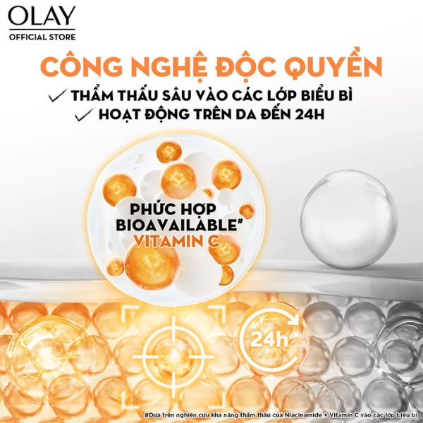 Kem Dưỡng Ẩm Trắng Da Olay Niacinamide & Vitamin C 50g