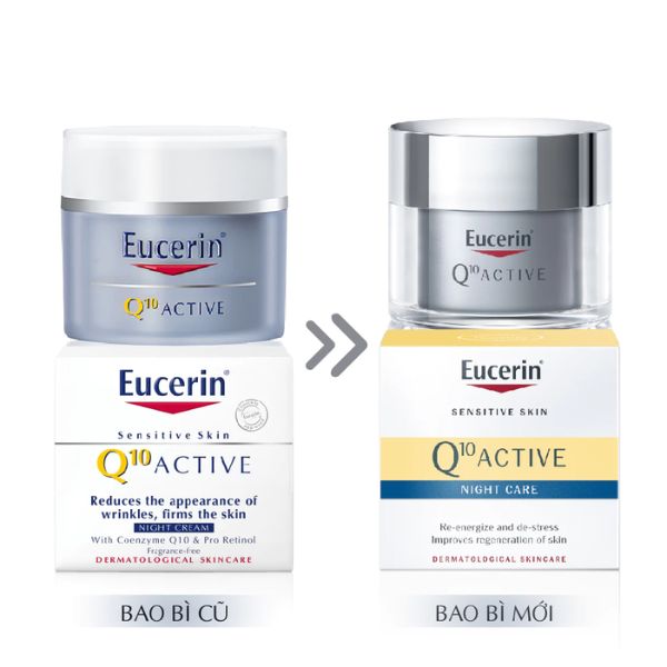 Kem Dưỡng Eucerin Q10 Active Night Care Ban Đêm 50ml