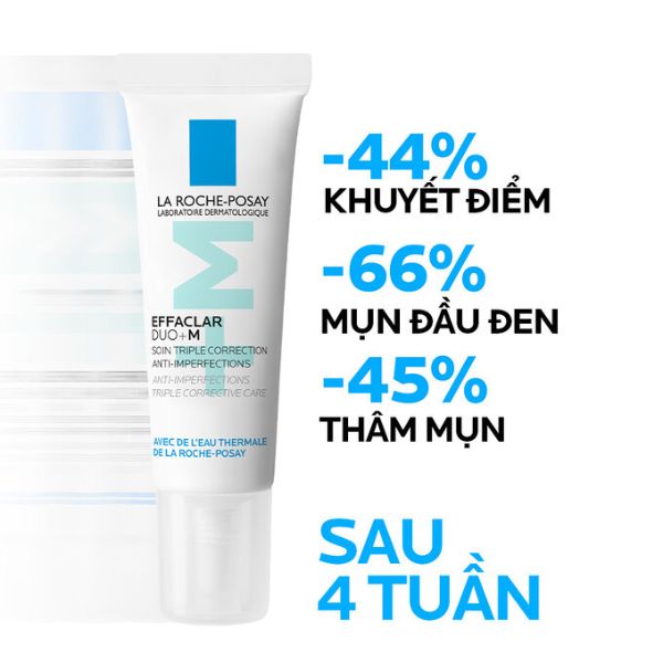 Kem Dưỡng La Roche-Posay Effaclar DUO+M Giảm Mụn 7.5ml