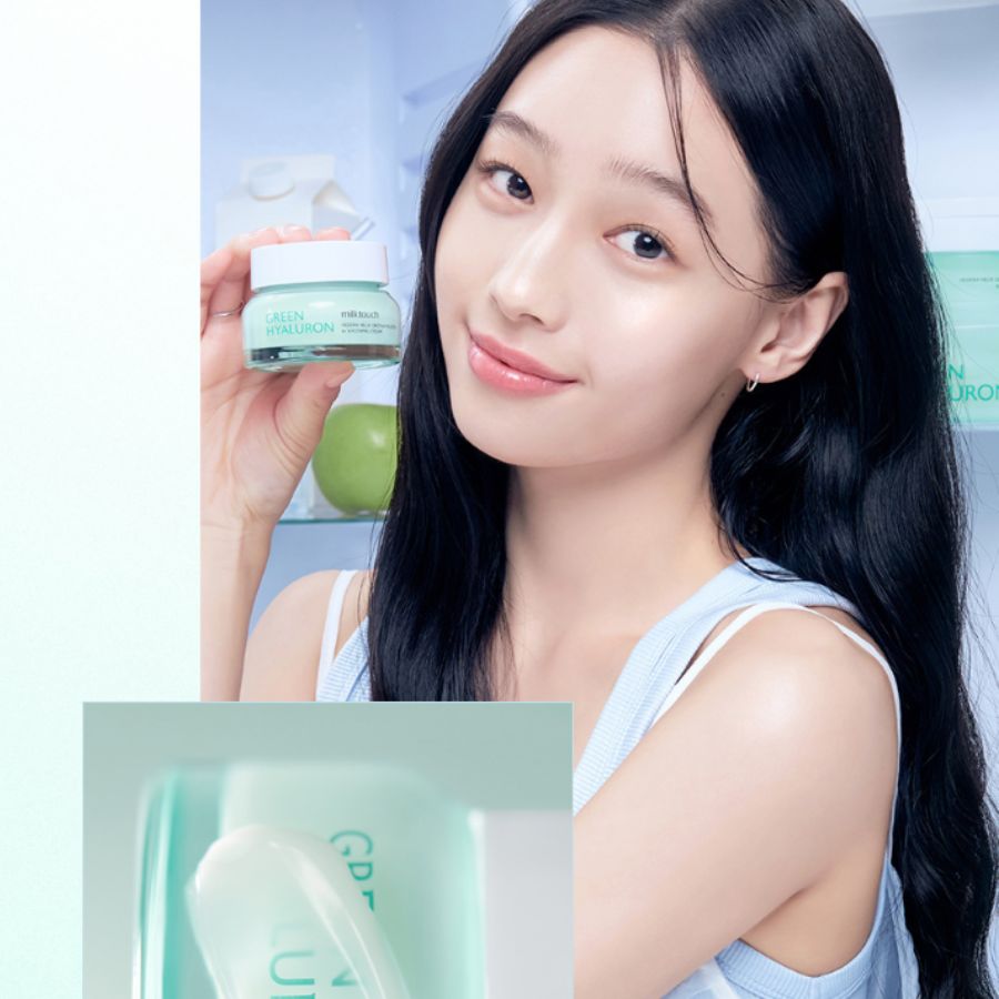 Kem Dưỡng Milk Touch Hedera Helix Green Hyaluron 6sec Moisture Cream 50ml