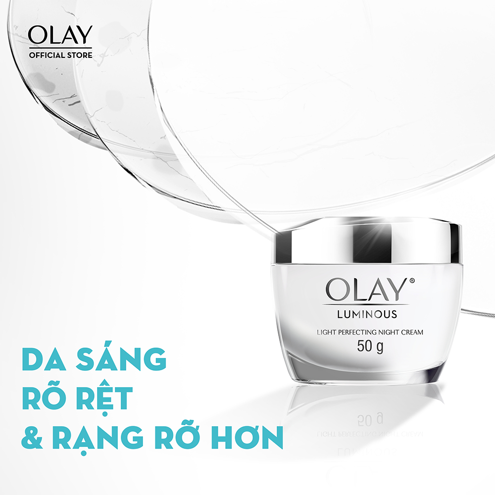 Kem Dưỡng Olay Luminous Light Perfecting Ban Đêm Dưỡng Sáng Da 50g