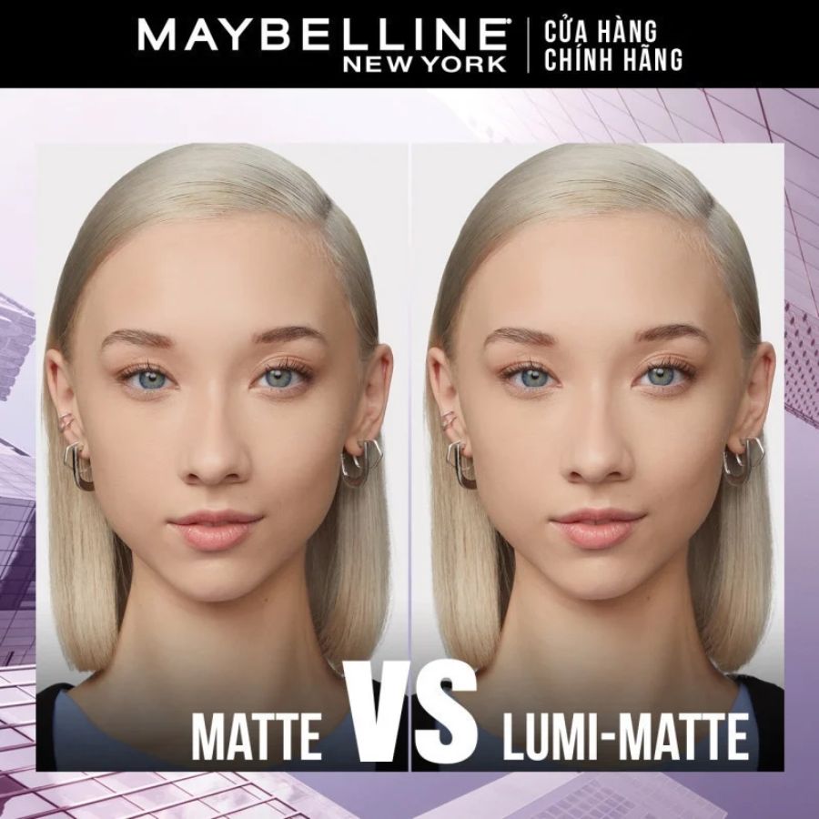 Kem Nền Maybelline Superstay Up To 30H Lumi-Matte SPF16 PA+++ Bắt Sáng Che Phủ Siêu Nhẹ 35ml - Màu 115