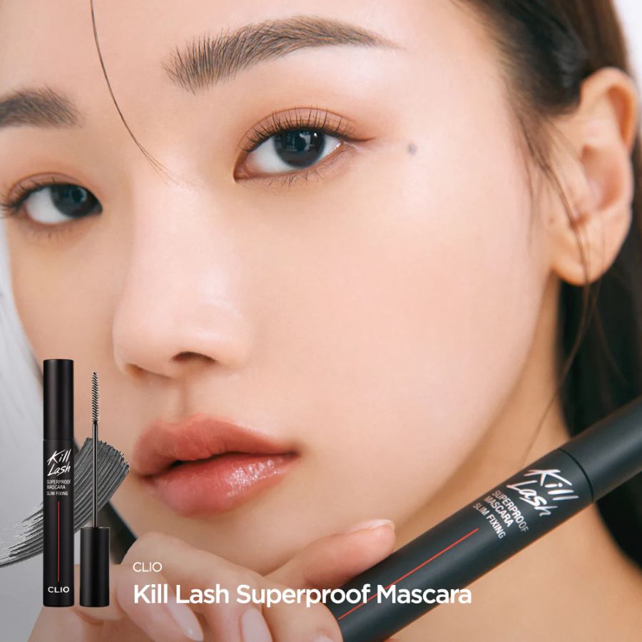 Mascara CLIO Kill Lash Superproof Mascara Dày Và Cong Mi #02 Volume Curling