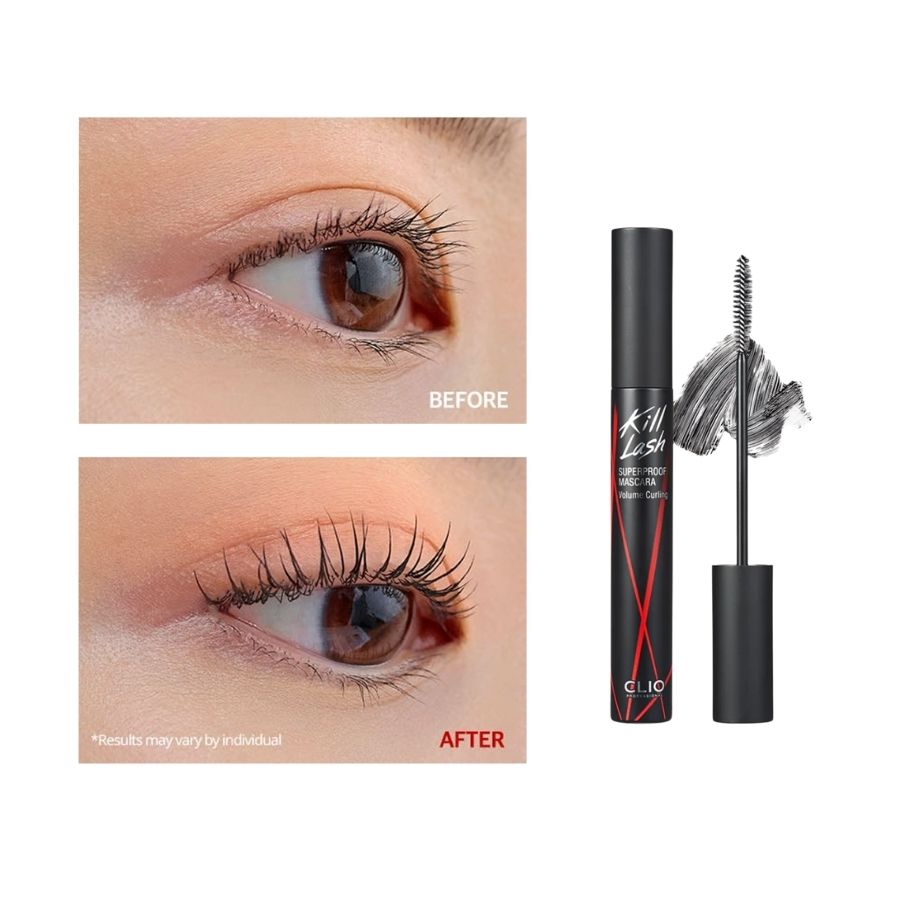 Mascara CLIO Kill Lash Superproof Mascara Dày Và Cong Mi #02 Volume Curling