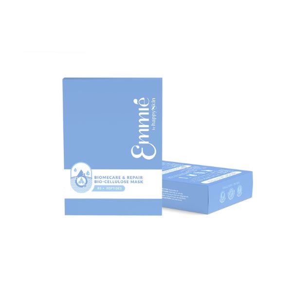 Mặt Nạ Sinh Học Phục Hồi Da Emmié Skin Relief Revitalizing Bio Cellulose B5 + Peptides Complex Mask 25g-- Hộp 10 Miếng