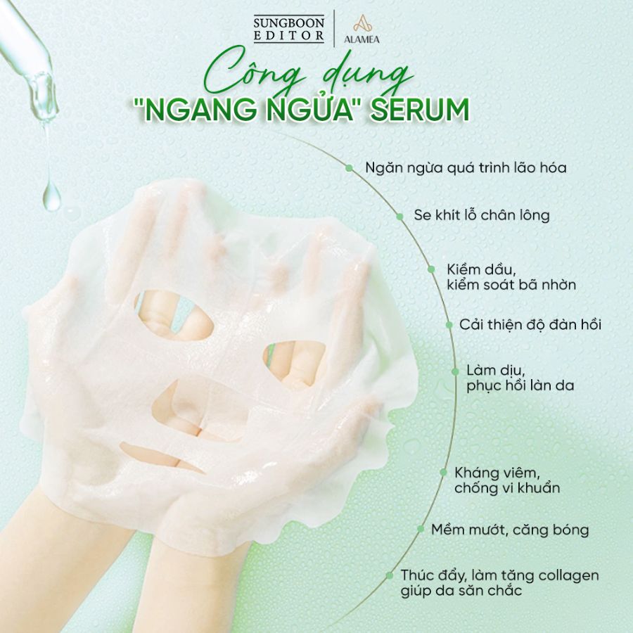 Mặt nạ Sungboon Green Tomato Pore Solution Ampoule Mask - Cà Chua Xanh