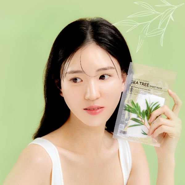 Mặt Nạ Tenzero Solution Clearing Tea Tree Sheet Mask 25ml