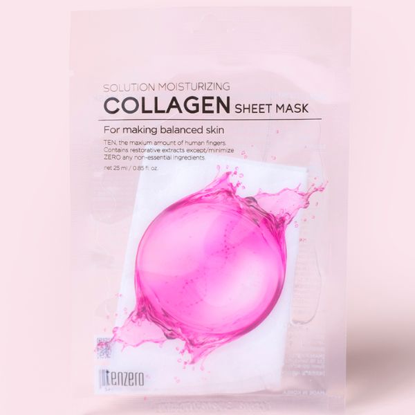 Mặt Nạ Tenzero Solution Moisturizing Collagen Sheet Mask 25ml