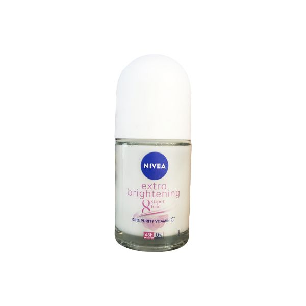 Lăn Khử Mùi Nivea Extra Whitening Trắng Da, Ngừa Thâm 25ml