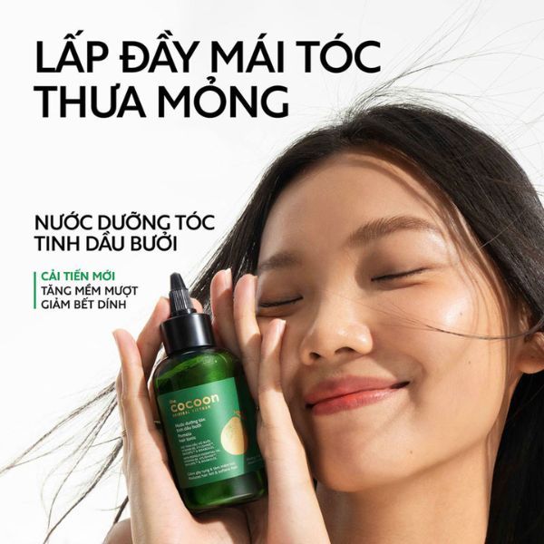 Nước Dưỡng Tóc Cocoon Pomelo Hair Tonic Tinh Dầu Bưởi 140ml (Phiên Bản Mới)