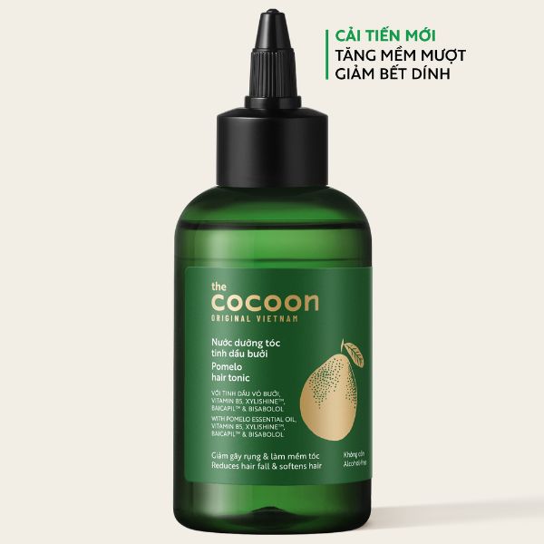 Nước Dưỡng Tóc Cocoon Pomelo Hair Tonic Tinh Dầu Bưởi 140ml (Phiên Bản Mới)