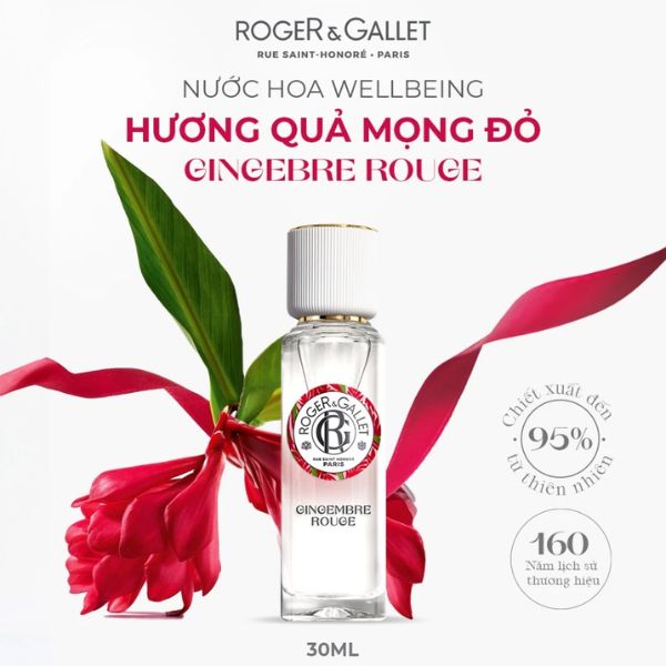 Nước Hoa Roger & Gallet Gingembre Rouge 30ml