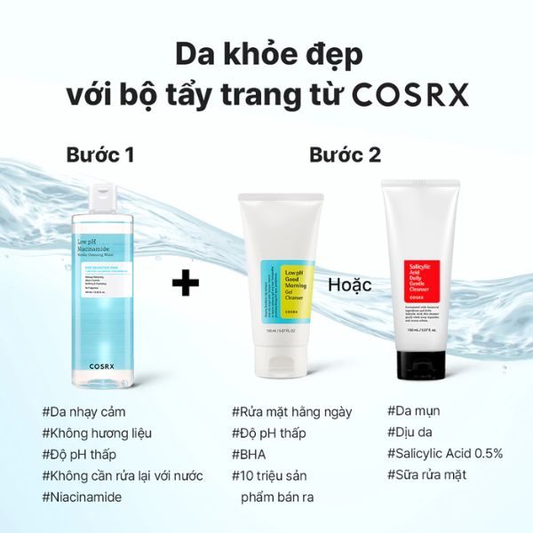 Nước Tẩy Trang Cosrx Low pH Niacinamide Micellar Cleansing Water 400ml