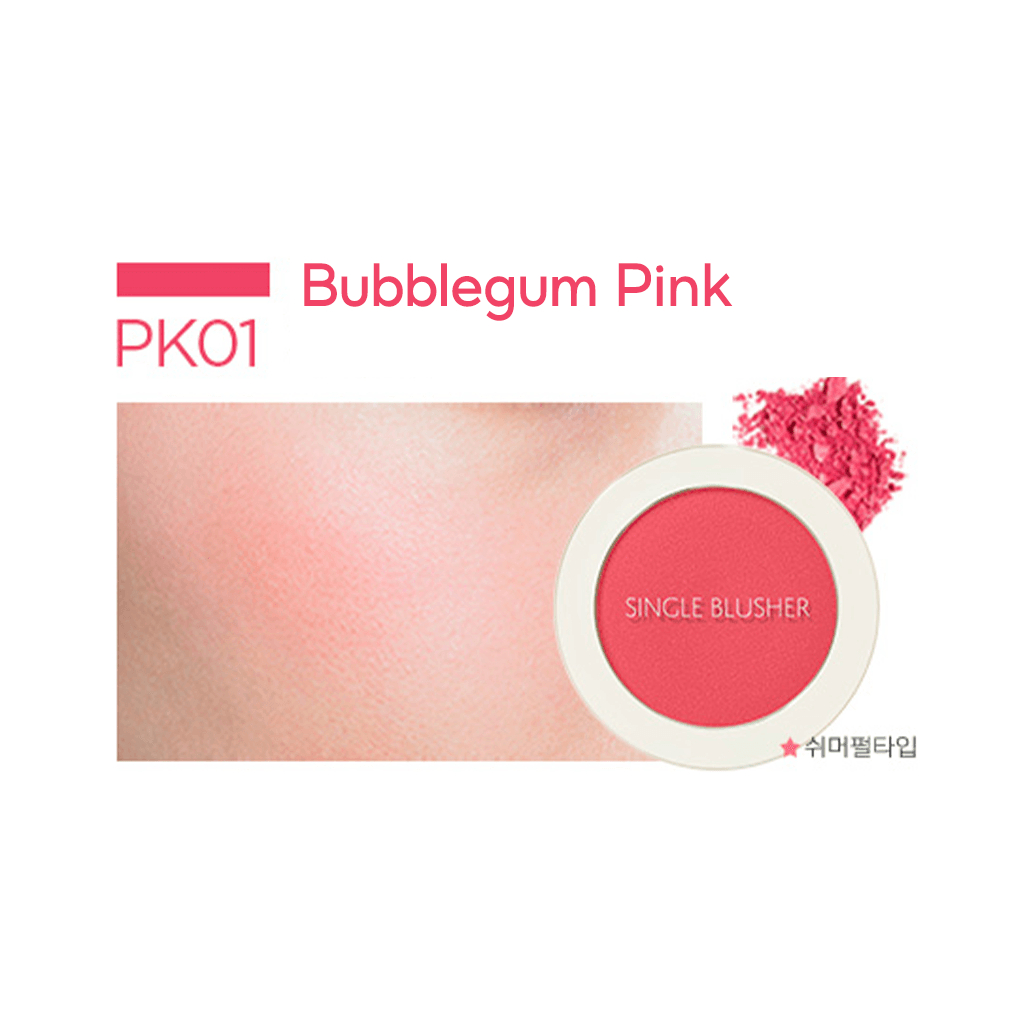 Phấn Má The Saem Saemmul Single Blusher - PK01