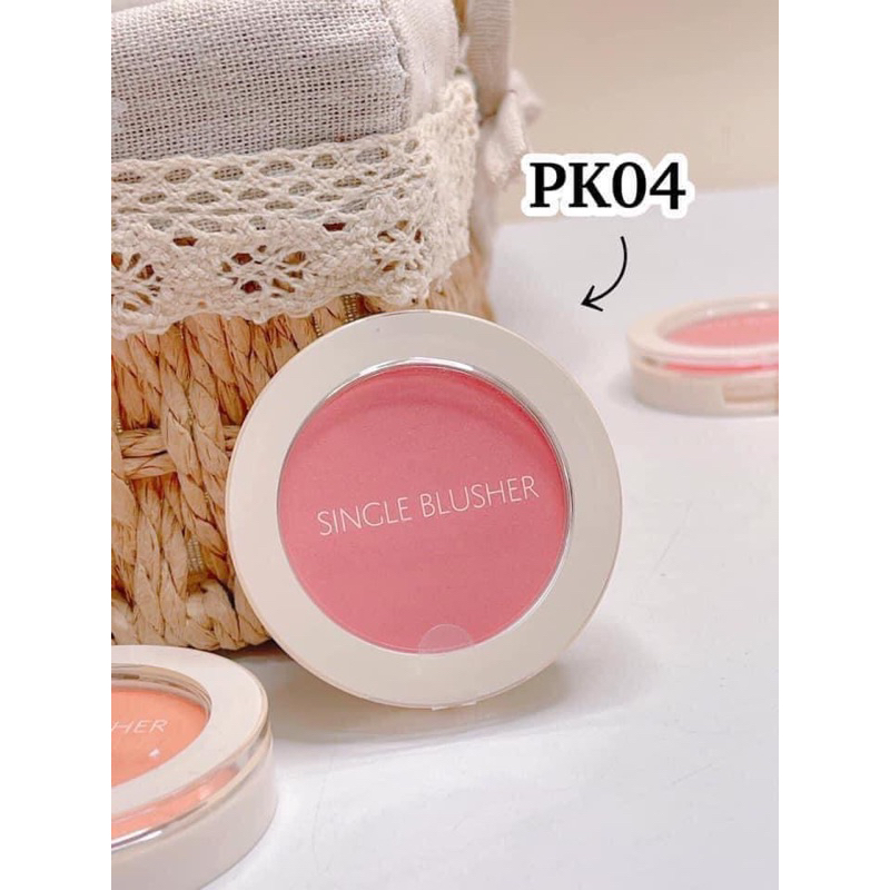 Phấn Má The Saem Saemmul Single Blusher - PK04 Rose Ribbon