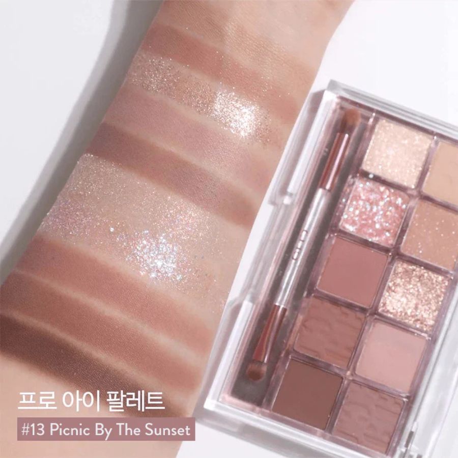 Phấn Mắt Clio Pro Eye Palette 13 Picnic By The Sunset