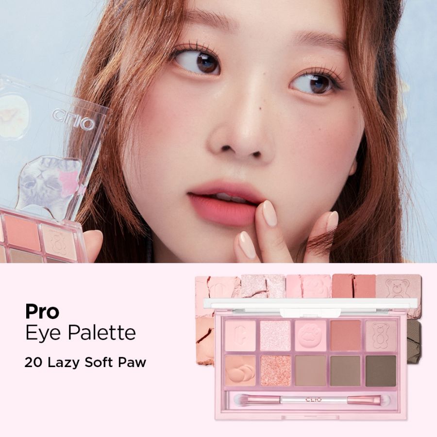 Phấn Mắt Clio Pro Eye Palette 20 Lazy Soft Paw