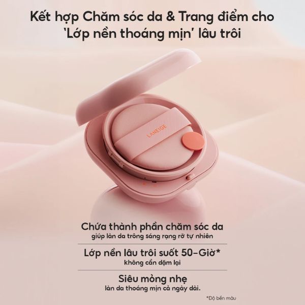 Phấn Nước Che Khuyết Điểm Laneige Neo Cushion Glow 13N1 Ivory SPF 46 PA++