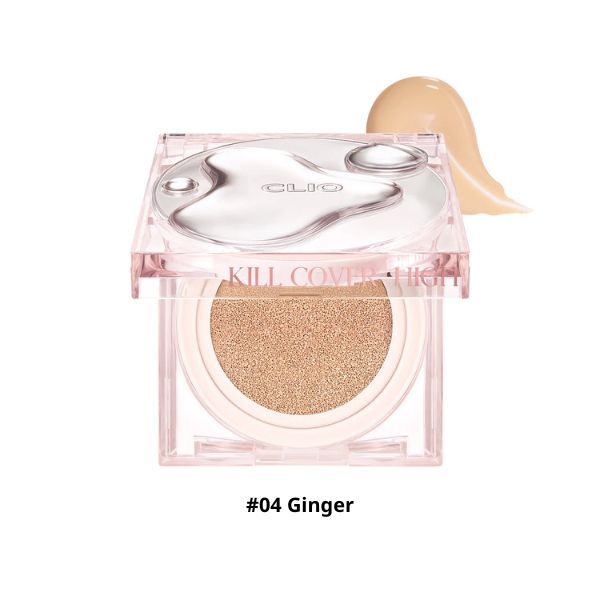 Phấn Nước CLIO Kill Cover High Glow 4 BO-Ginger (Hồng Giọt Nước)